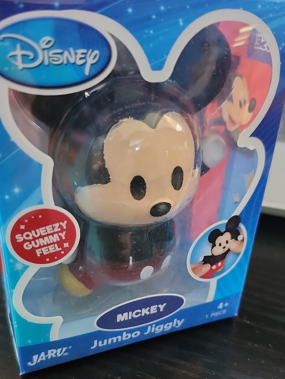 Disney Mickey Jumbo Jiggly Squeeze Toy - Black/Red